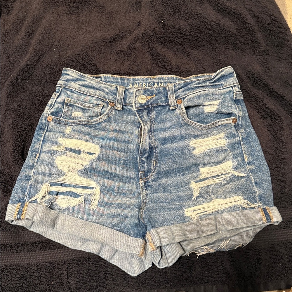 American Eagle Outfitters Blue Denim Shorts